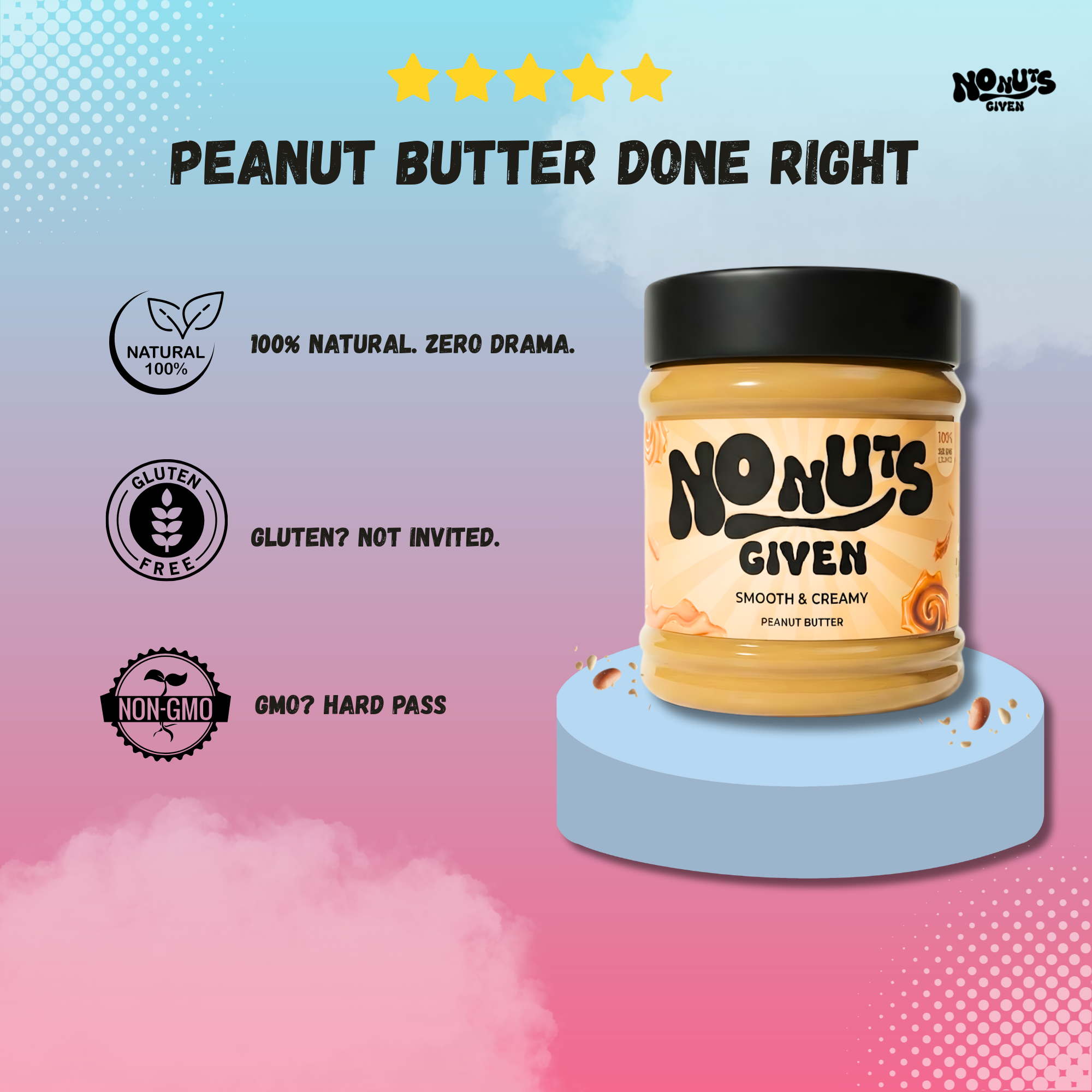 Smooth & Creamy Peanut Butter - 500 Gram